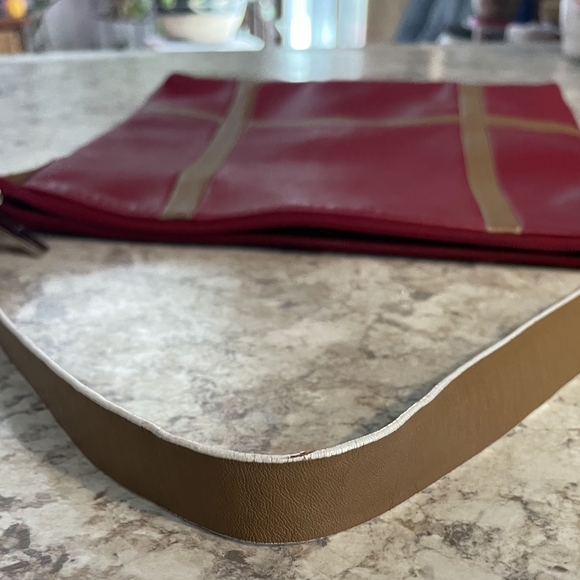 Red and Brown Women's Andrew Marc Handbag - Picture 5 of 15